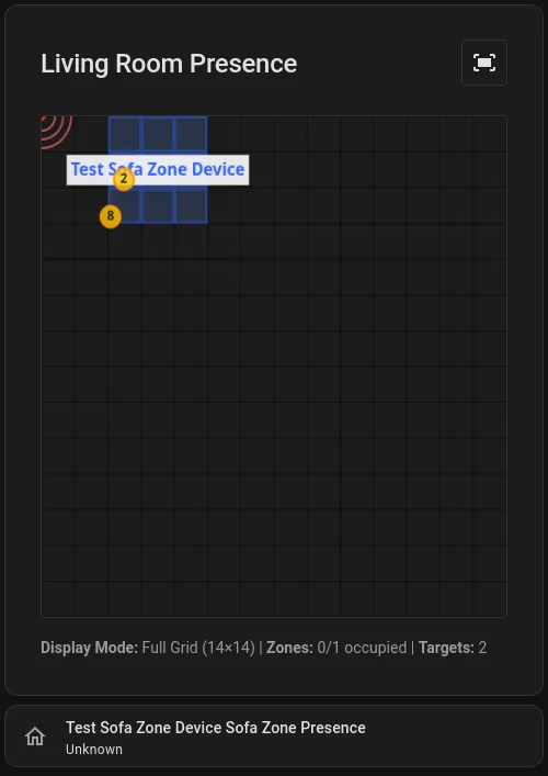 homeassistant card screenshot